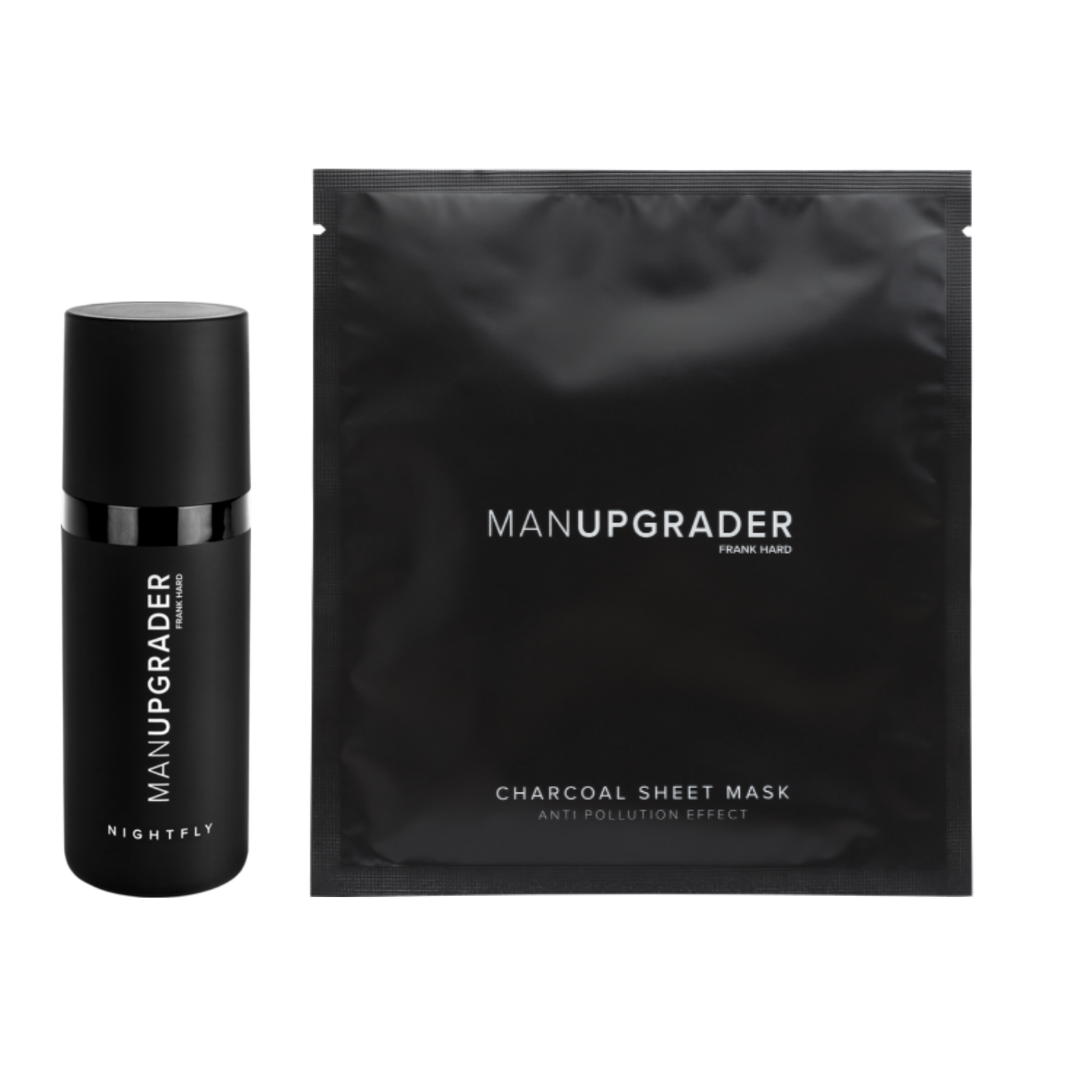 Manupgrader Night Cream & Charcoal Sheet Mask