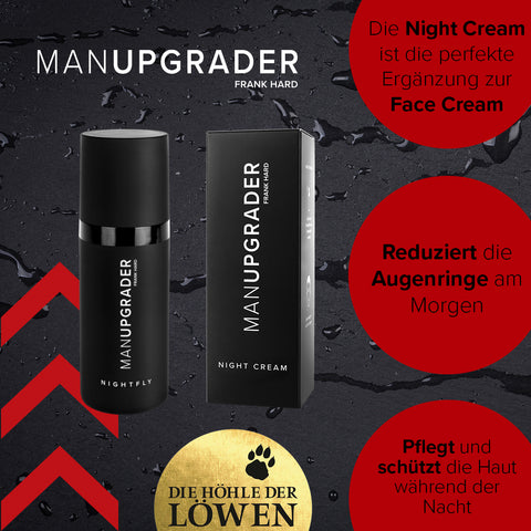 Manupgrader Night Cream & Charcoal Sheet Mask