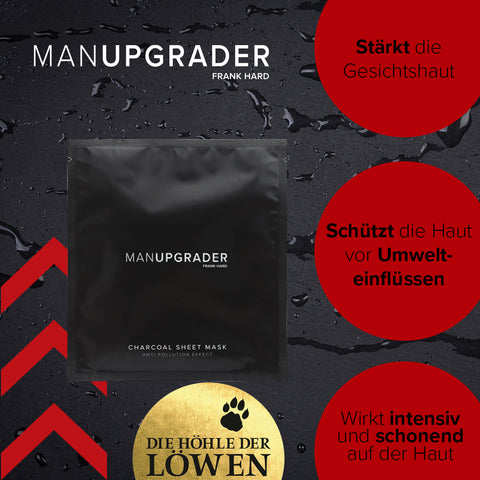 Manupgrader Night Cream & Charcoal Sheet Mask